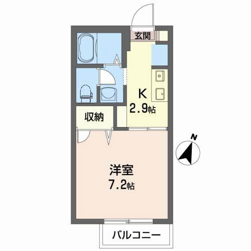 シャーメゾン比島　Ｂ棟B0103-2