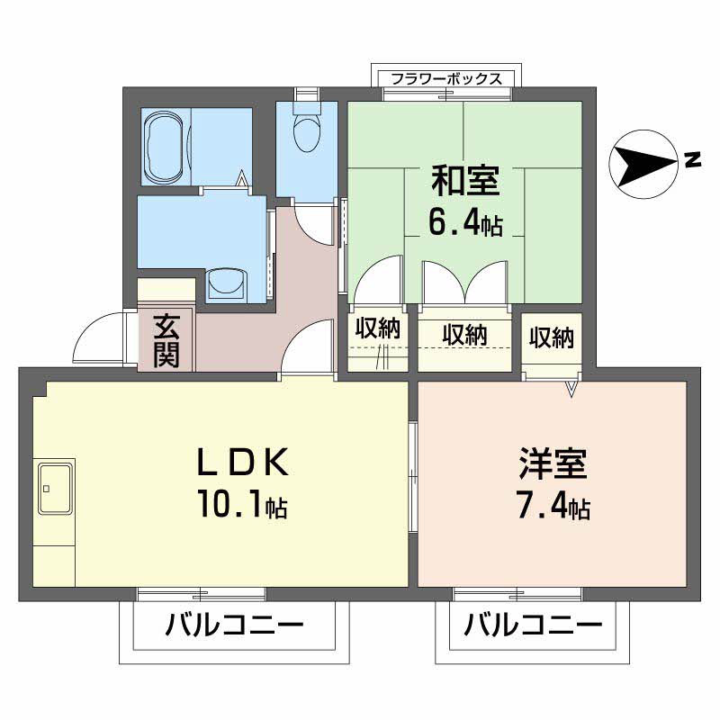メゾンボヌール　Ｂ棟 B0202号-10