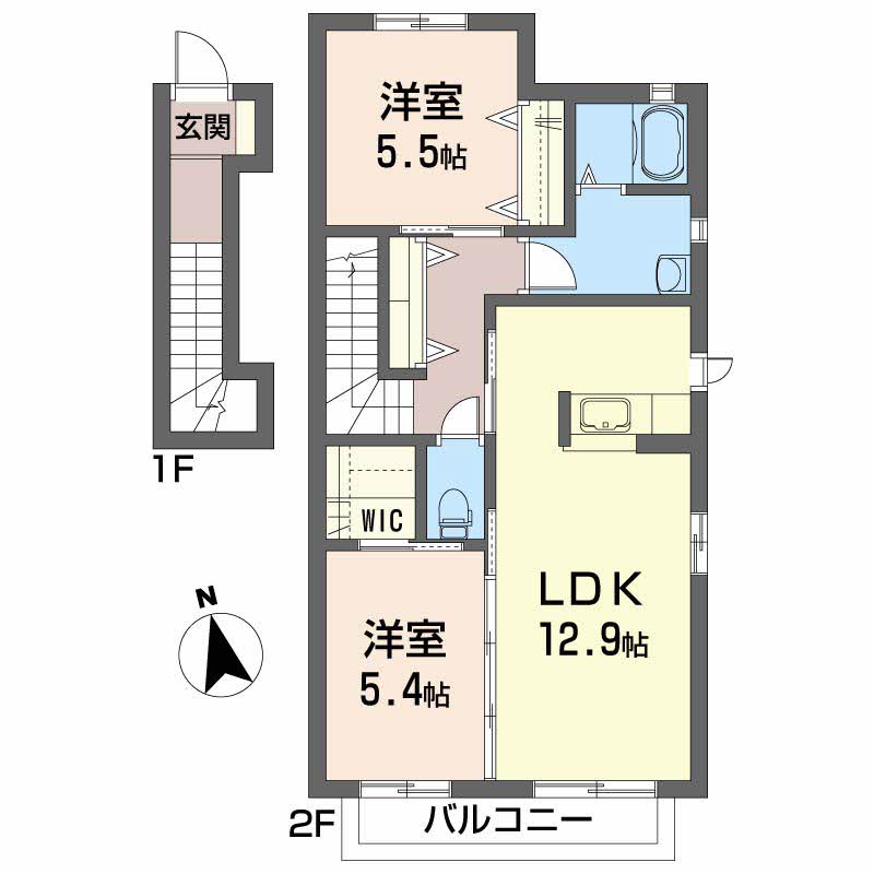 シティ　クレール　Ｄ棟 D0202号-3
