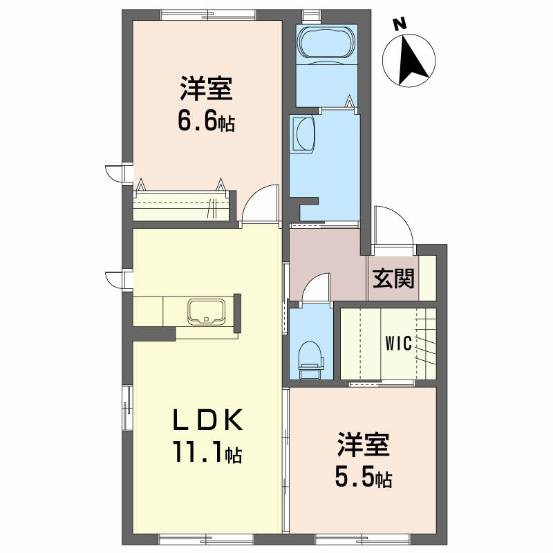 シティ　クレール　Ｆ棟F0101-2
