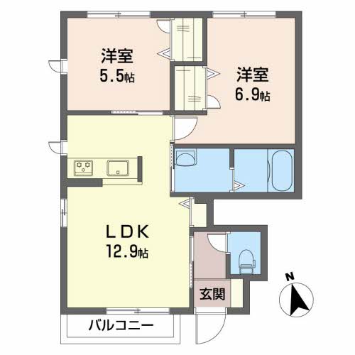 シャーメゾン・レイール　Ａ棟 A0101号-2