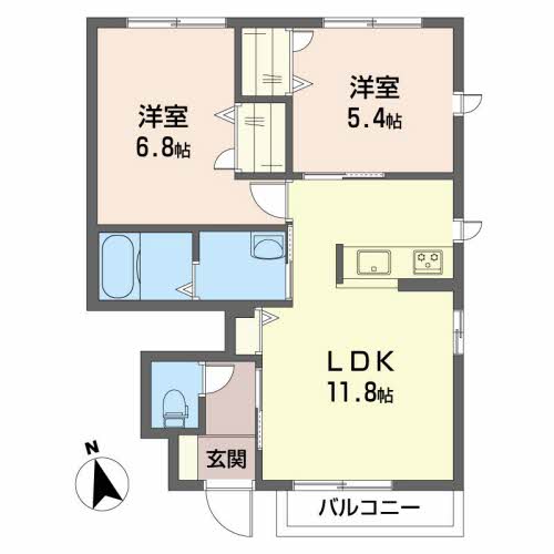 シャーメゾン・レイール　Ｂ棟B0102-2