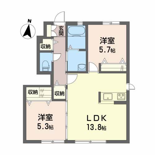 シャーメゾン・ブラン　Ａ棟A0102-2
