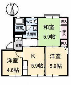 ニューヒルズ　Ｂ棟 A0101号-16