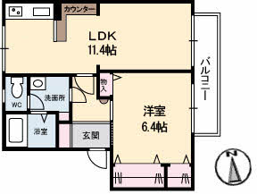 カーサワンセブン　Ｂ棟 B0103号-16