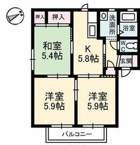 ツインマークウエスト　Ａ棟 A0201号室