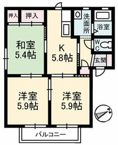 ツインマークウエスト　Ｂ棟 B0101号-16