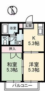 サニーズ福庭Ⅱ　　Ｂ棟 B0103号室