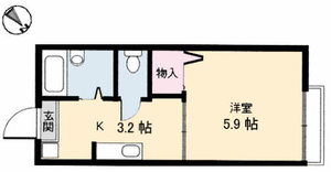 コーポブルークラウド A0101号室