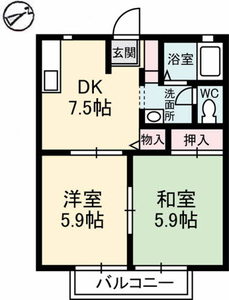 エヴァーウェル　Ａ棟 A0102号室