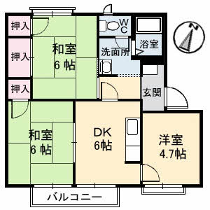 フレグランス吉田 B棟 B0202号-12
