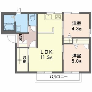 フレグランス宮郷　Ａ棟 A0202号室