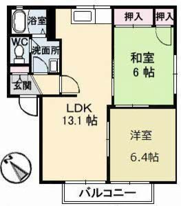 エクセル向井　Ａ棟 A0201号室