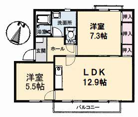 フレグランス上野 A0201号-2