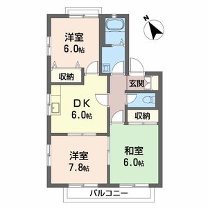 ボービラージュ中山台　Ｂ棟 B0202号室
