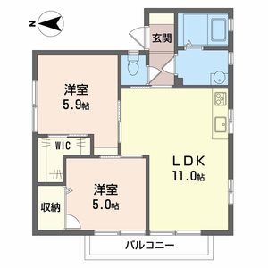 Ｔ’ｓレーヴィンス A0202号室