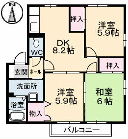 フォーブル戸坂　Ａ棟 A0201号-16
