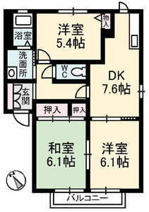 エモーション　Ｃ棟 C0202号室