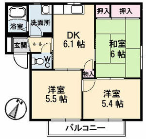 タウンヒルズＤＯＩ　Ａ棟 A0201号室