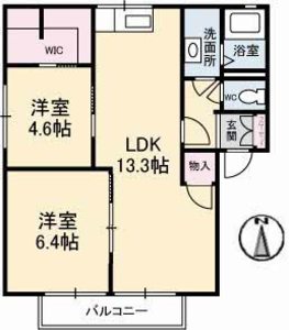 エイティー隅本　Ａ棟 A0201号-16