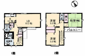メゾネット川内 A棟 A000A号-2