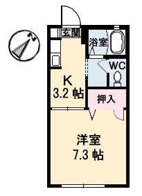 サントーク伴　Ｂ棟 B0102号室