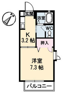 サントーク伴　Ｂ棟 B0201号室