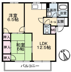 クローカス浜角壱番館 A0203号室