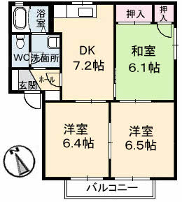 メゾン・ド・エスポワール　Ａ棟 A0202号-2