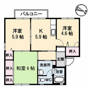 ディアス飛鳥　Ｂ棟 B0101号-16
