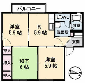 ディアス飛鳥 A棟 A0101号-15