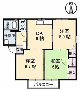 サニープレース上平良 A0102号室
