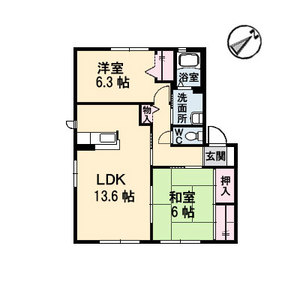 カミーリア　Ｂ棟 B0102号室