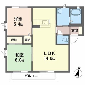 ボンヌメゾン　Ｂ棟 B0201号-2