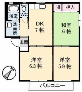 サンクレール A0202号室