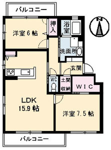 メイプルヒルズ A0204号室