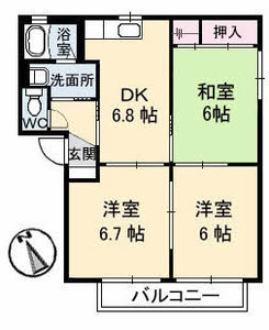 バリュージュ五月が丘　Ａ棟 A0102号-2