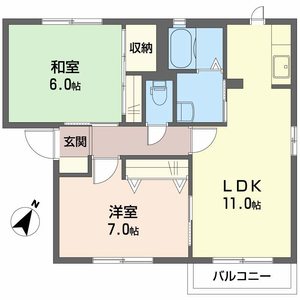 ウッド　ヴィラージュ　Ｂ棟 B0102号室