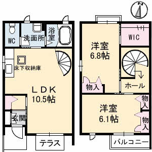フィオレンテ　Ｄ棟 B0101号-16