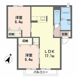 メゾンうえたⅢ A0202号-13