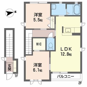 アークＫ　Ａ棟 A0201号-3