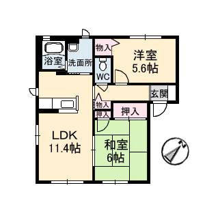ハピネスＫ　Ｂ棟 B0101号室