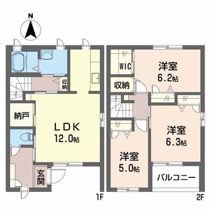 クレール高須台 B棟 A0102号-2