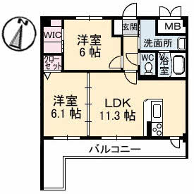メゾンドＫＵＲＡ A0102号室