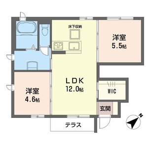 エクレール長楽寺 A棟 A0101号-2