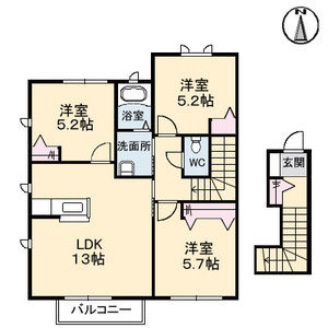エール東原 B棟 B0202号-13
