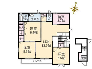 シャーメゾン北大河 A0201号-16