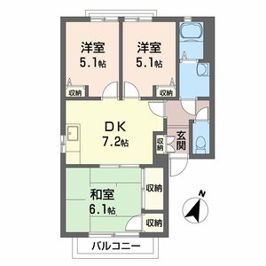 ハイツ西光寺　Ａ棟 A0202号室