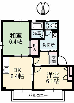 フレスコＫ　　Ａ棟 A0102号-16