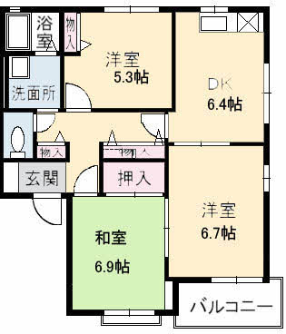 プリムリゼール　Ａ棟A0102-2